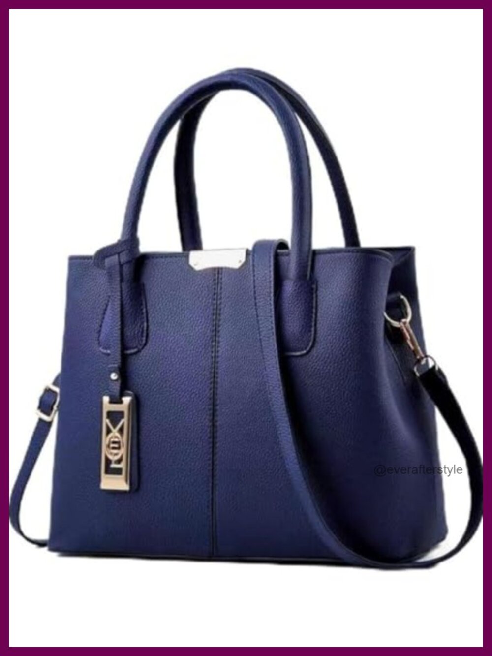 Women's PU Leather Tote Bag Satchel Handbag Top Handle Shoulder Purse Crossbody